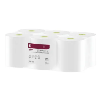 Satino Hiline Handdoekrol 2-laags 150 Meter (6 stuks)