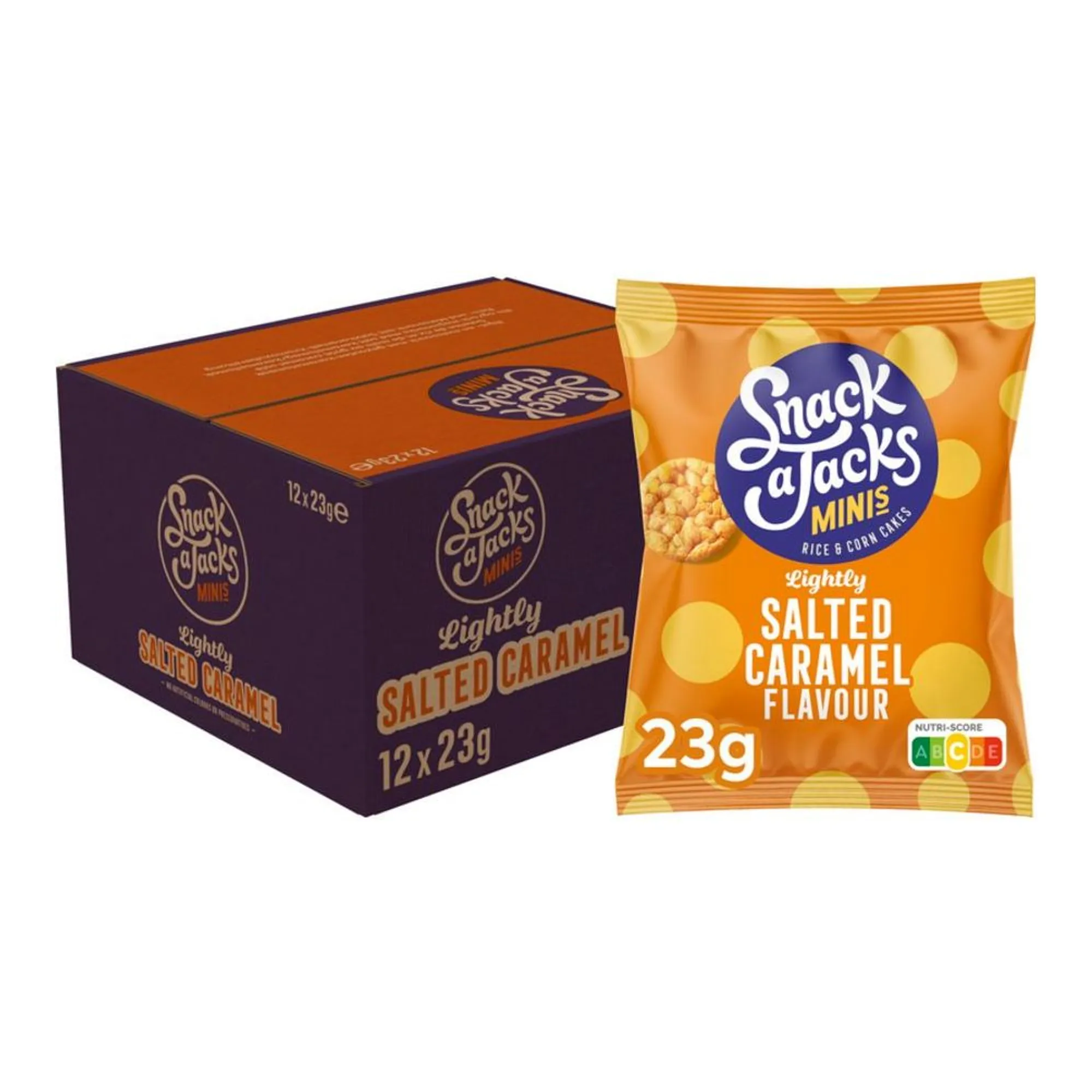 Snack A Jacks Mini's Salted Caramel (12x 23 gr)
