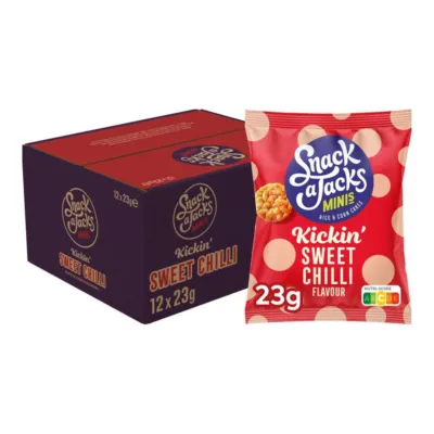 Snack A Jacks Mini's Sweet Chili Zakje (12x 23 gr)