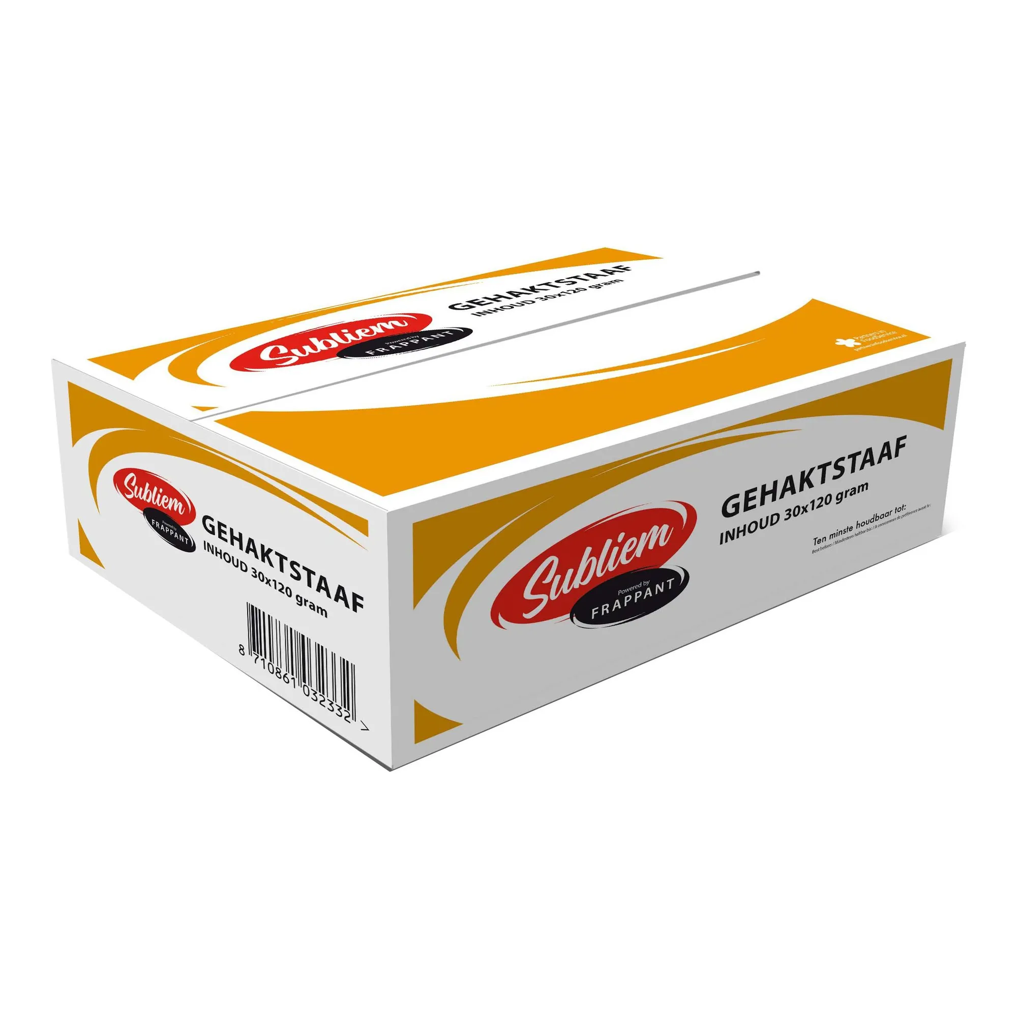 Subliem Pikante Gehaktstaaf (30x 120 gr)