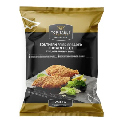 Top Table Southern Fried Kipfilet 115-135 Gr Zak (2x 2.5 kg)