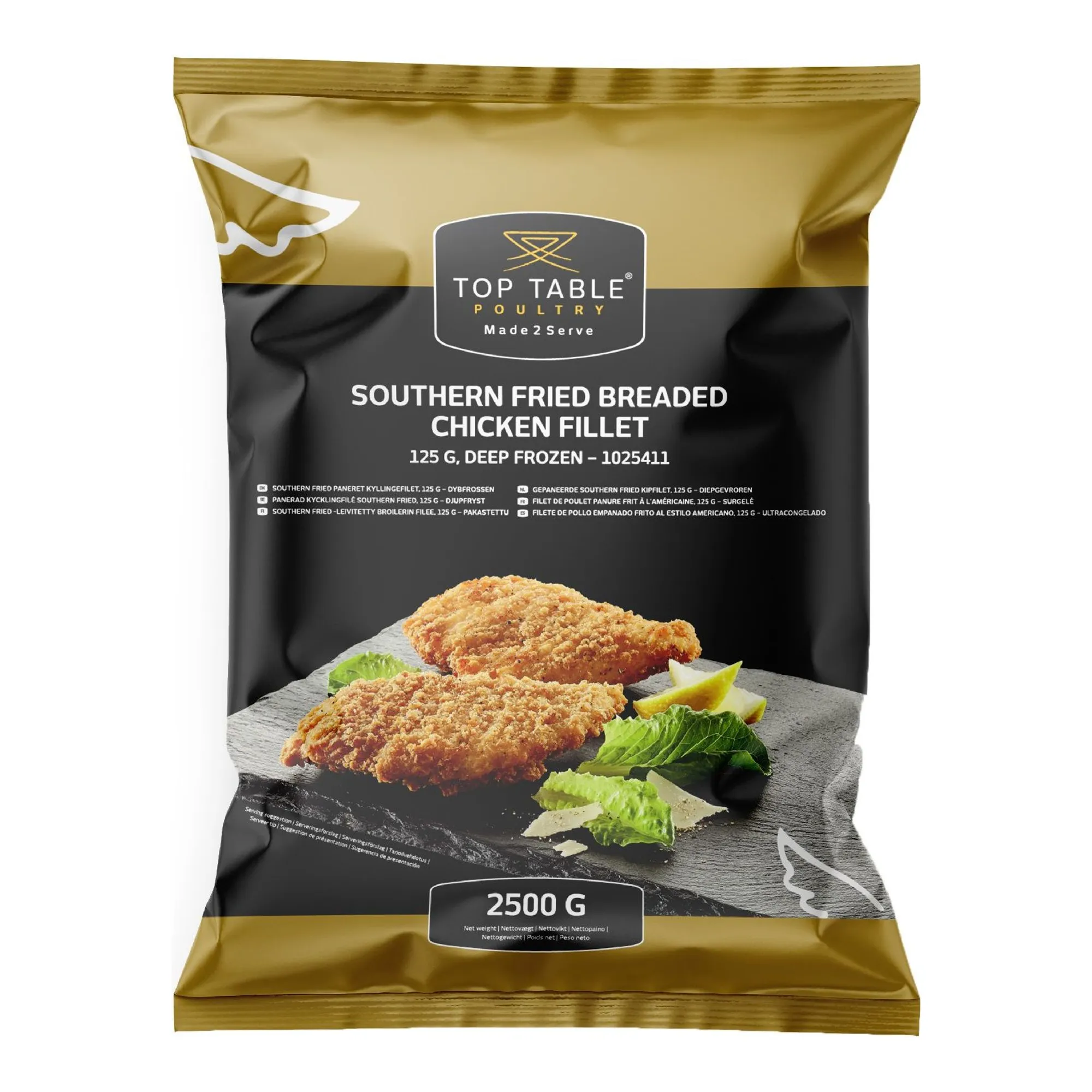 Top Table Southern Fried Kipfilet 115-135 Gr Zak (2x 2.5 kg)