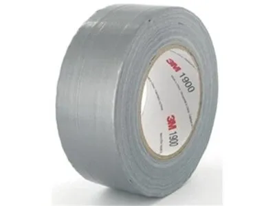 3M Duct Tape 1900, Ft X, Zilver (3 m x 50 mm x 50 m)