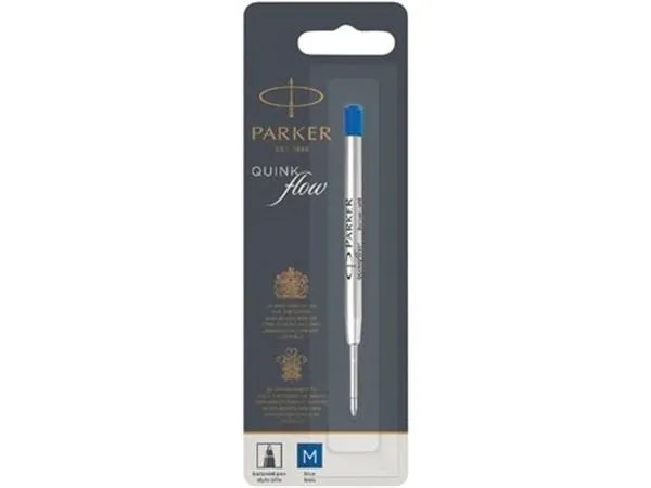 Parker Quinkflow vulling voor balpen medium, blauw