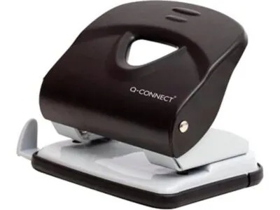 Q-CONNECT Light Duty Perforator, Metaal, 30 Blad (1 stuk)