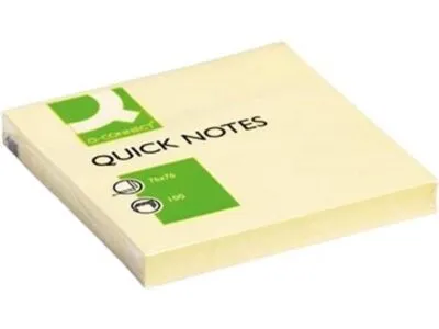 Q-CONNECT Quick Notes, Ft 76 x 76 mm,, Gee (100 vel)