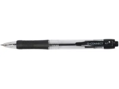 Q-CONNECT Balpen, Retractable, 0,7 mm, Medium Punt (10 stuks)