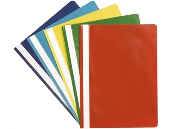 Q-CONNECT snelhechtmap, A4, geassorteerde kleuren,