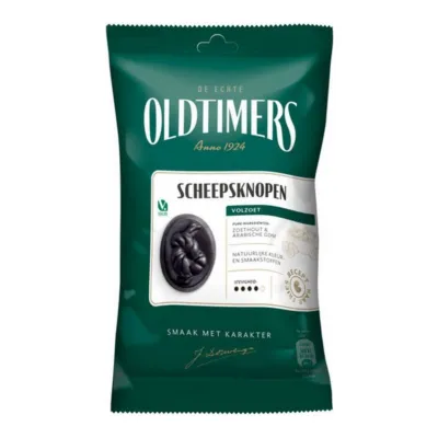 Oldtimers Snackpacks Scheepsknopen Zakje (16x 75 gr)