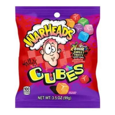 Warheads Chewy Cubes Zakje (12x 99 gr)